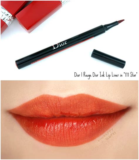 dior ink lip liner swatches|Dior ink lipstick.